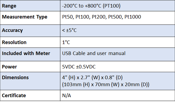 RTD Simulator EX500-A